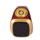 thumbnail image 5 of Anillo contador inteligente con pantalla de 0,49 pulgadas, compatible con aplicación, botón CNC de 20 mm, anillo contador inteligente portátil, color marrón, 5 of 5