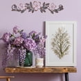 thumbnail image 5 of norband Metal Flower Wall Decor Vintage Spring Metal Flower Wrought Iron Scroll Sculpture 15.7''x3.7'' Farmhouse Leaf Wall Decor with Nails for Summer Bedroom Kitchen Indoor Outdoor(Purple), 5 of 12