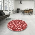 thumbnail image 3 of Ahgly Company Indoor Rectangle Patterned Love Red Area Rugs, 8' x 12', 3 of 6