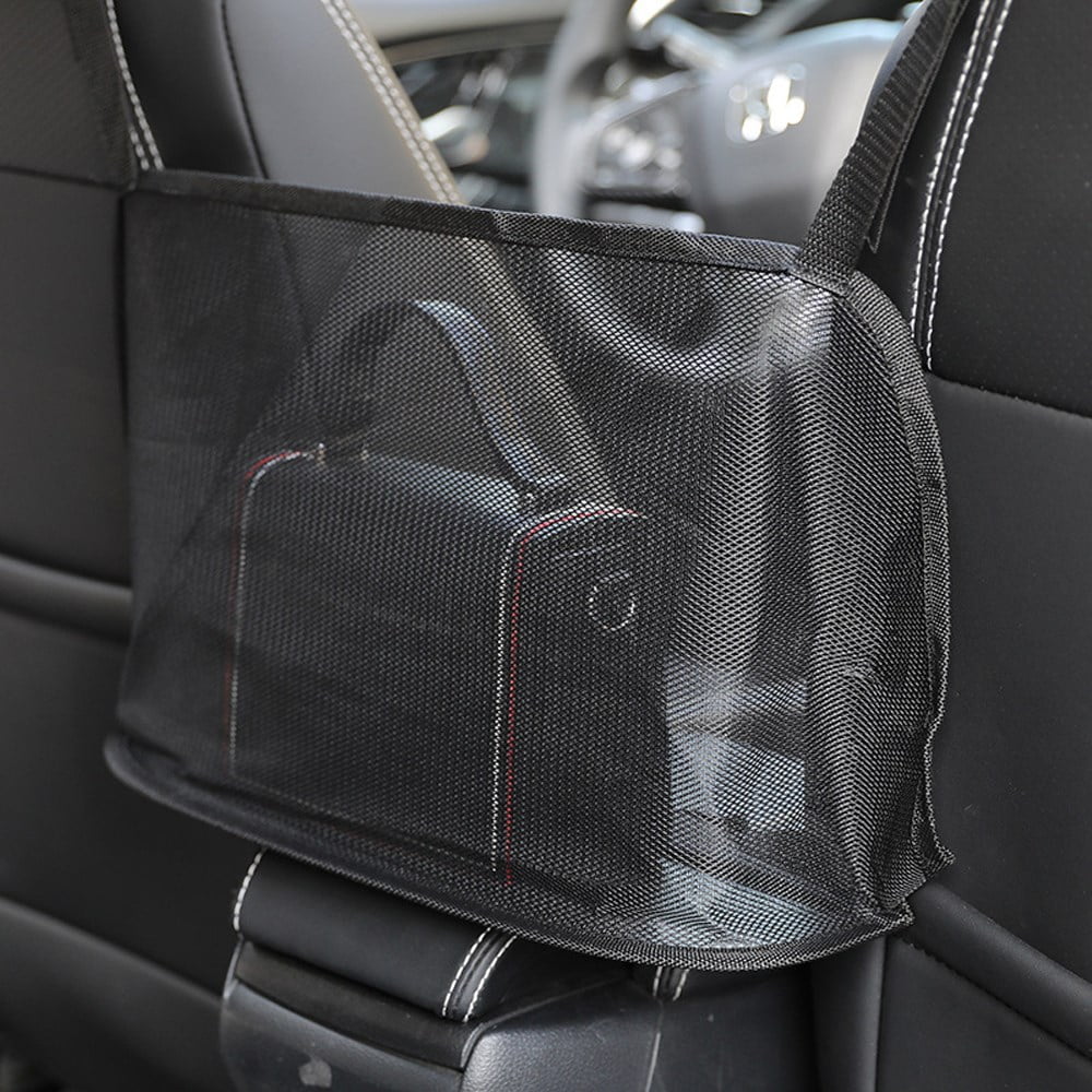 Motor Genic Car Net Pocket Handbag Holder Purse Organizer Seat Side