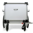Wike Aluminum Landscaping Utility Cargo Bike Trailer with Wheels