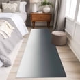 thumbnail image 4 of Gray Gradient Washable Area Rug 2x6 Low-Profile Area Rugs with Non Slip Backing Indoor Floor Carpet for Entrance Living Room Bedroom Home Office, 4 of 9