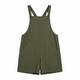 thumbnail image 4 of Trajes Casuales para las Mujeres Verano Sólido sin Mangas Suspensión Traje Corto, Corto para las Mujeres Casual Verano Playa Romper, 4 of 6