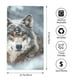 thumbnail image 2 of Balery Majestic Snowy Wolf Toalla de Microfibra Premium con Estampado – 27.5x16 pulgadas, Alta Absorción, Suave y Aterciopelada, Secado Rápido, 2 of 6