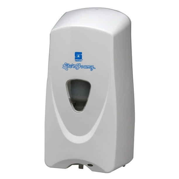 Spartan Lite'n Foamy Hand Soap Dispenser White, 1000 ml | 1 Each
