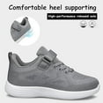 thumbnail image 5 of vibdiv Boys Girls Shoes Kids Sneakers Breathable Athletic Running Tennis Shoes Grey Big Kid 5.5, 5 of 6