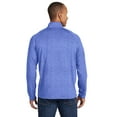 thumbnail image 3 of Sport-Tek ST850 Sport-Wick Stretch 1/2-Zip Pullover, True Royal Heather, S, 3 of 3