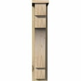 thumbnail image 2 of 6"W x 14"D x 30"H Mediterranean Rough Sawn Corbel w/Backplate, Douglas Fir, 2 of 9