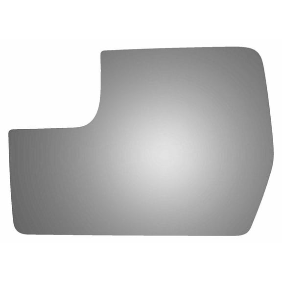 Lower Flat Driver Side Replacement Door Mirror Glass for 2011-14 Ford F-150 W/O Baking Plate