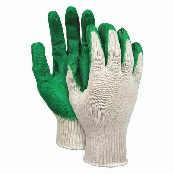 Mcr Safety Coated Gloves,3/4 Dip,S,9",PK12 9681S