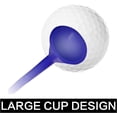 thumbnail image 4 of czcpp-Golf Tees 2 3/4 3 1/4 Pouces Plastique Incassable Grand Tee en Vrac, Réutilisable Long Réduit Frottement Côté Spin Grandes Tasses Compensées Durable pour Hommes Femmes, 4 of 4