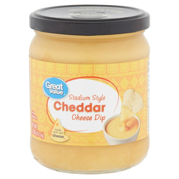 Great Value Stadium Style Cheddar Cheese Dip, 15 oz
