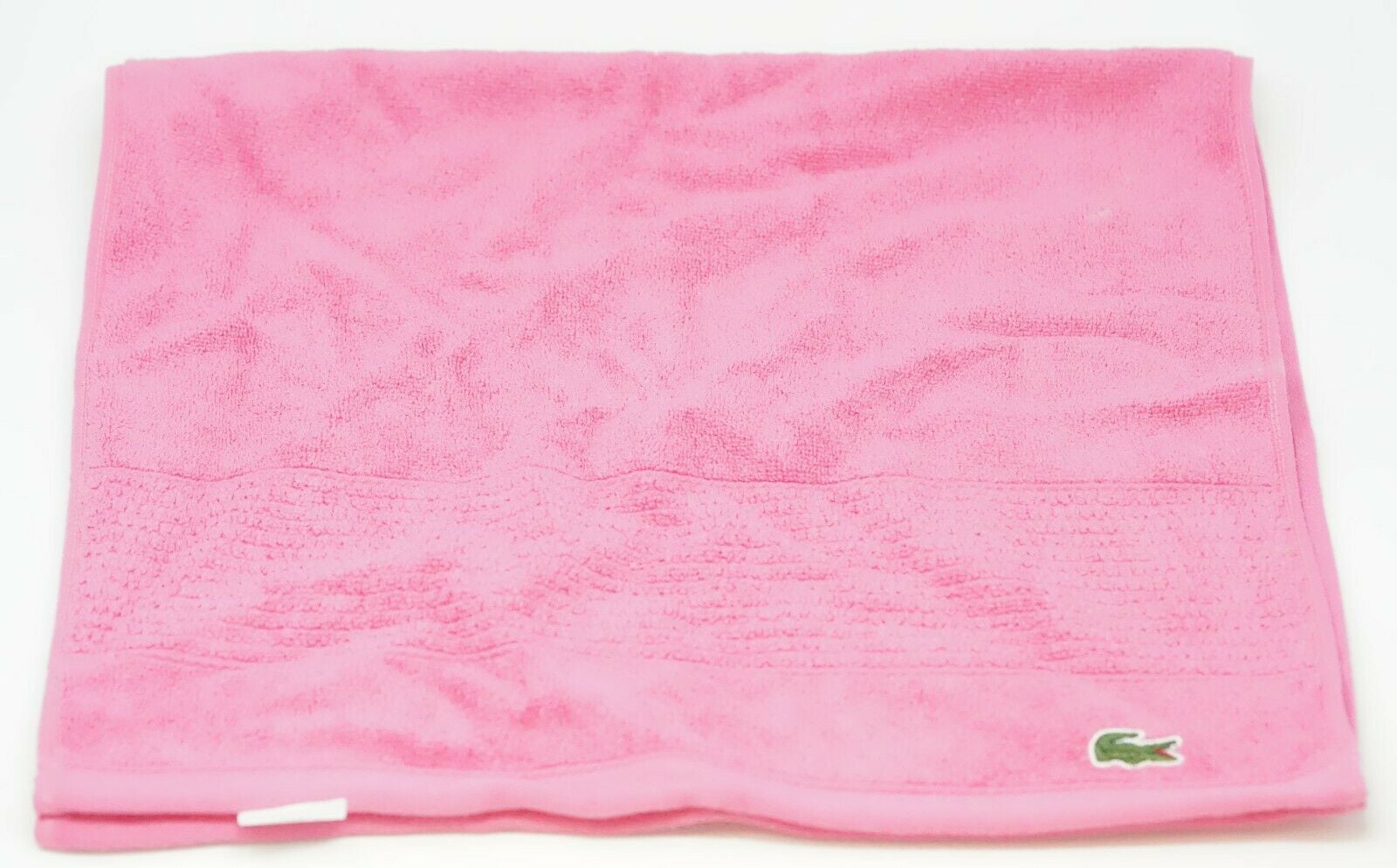 Lacoste Legend Towel, 100% Supima Cotton Loops, 650 GSM, 16x30 Hand,  Riviera Blue