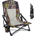 thumbnail image 1 of Agréable Chaise de Chasse, Siège de Chasse, Chaise de Dinde, Chaise de Randonnée Pliante de Camping sur la Plage avec Porte-Gobelet Portent une Sangle Compacte Robuste en Plein Air, Voyage (Lot de 1) (Lot de 1), 1 of 7