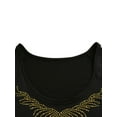 thumbnail image 5 of Keeccty Rhinestone Mini Pockets T Shirt Dress Women,S-2XL, 5 of 7