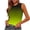 Green, variant on Vmvidoty Women's Sleeveless Crew High Neck Fitted Tank Top Summer Ribbed Knit Slim Basic Cami Shirts Watermelon Red XXL