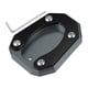 thumbnail image 1 of 1 Juego de soporte lateral para motocicleta, almohadilla de placa de soporte lateral, aleación de aluminio, tono de titanio, apto para Kawasaki Zx4rr 2023, 1 of 1