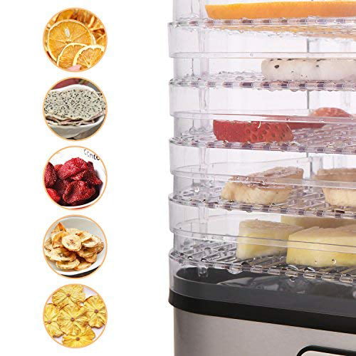KUPPET Premium Countertop Food Dehydrator, Multi-Tier Food Preserver,  Digital Control Food Drying Machine in Home/Kitchen, 5 Drying Trays 