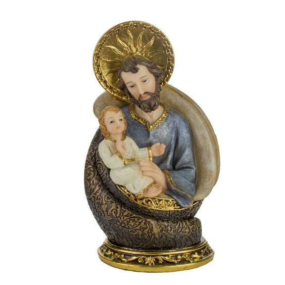 St. Joseph With Jesus Figurine