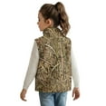 thumbnail image 3 of Pzuqiu Camo Hunting Tree Kids Zip Up Vest Size 11-12 Stretchy Stand Collar Winter Sleeveless Jacket with Pockets Warm Full Zip Toddler Boy Clothes Versatile Fashion for Boys, 3 of 7