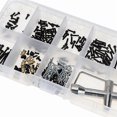thumbnail image 5 of 252Pcs M1.4 Screws Fastener Kit Sleeve Hex Wrench Repair Tools for Axial SCX24 1/24 RC Crawler Car P, 5 of 5