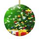 thumbnail image 1 of Adornos navideños colgantes para árbol de Navidad - Adornos navideños colgantes de cerámica - Ideas para regalar adornos navideños, 1 of 8