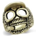 thumbnail image 1 of IP Antique Copper Stainless Steel Ring with Epoxy, Jet - Size 11, 1 of 1