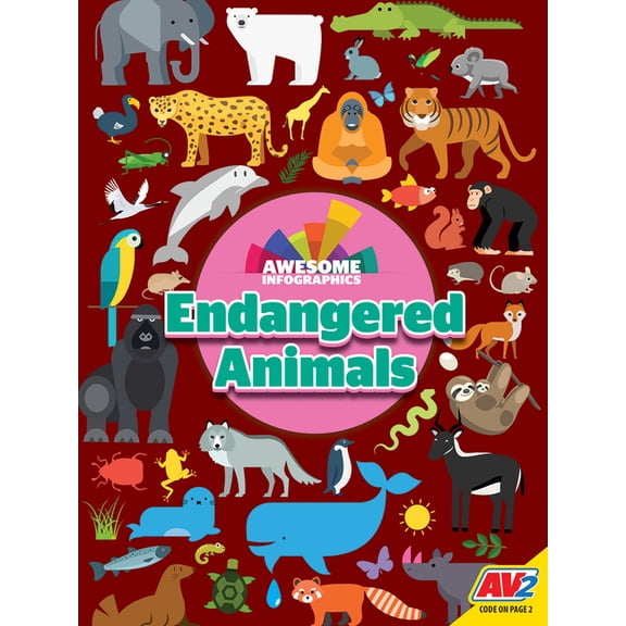 Awesome Infographics Endangered Animals, (Hardcover)