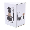 XUANYOUNG Shave Soap Cup Set Kit Stand Shaving Men Shaving Steel For
