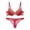Wine, variant on Womens Lace Lingerie Set Underwire Bra With Matching Mesh Thong Adjustable Shoulder Straps Soft Breathable Daily Romantic Date Nights Available Beautiful Solid