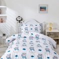 thumbnail image 2 of 3D Cartoon Animal Bear Cloud Quilt Cover Set Bedding Set Duvet Cover, 2 of 10