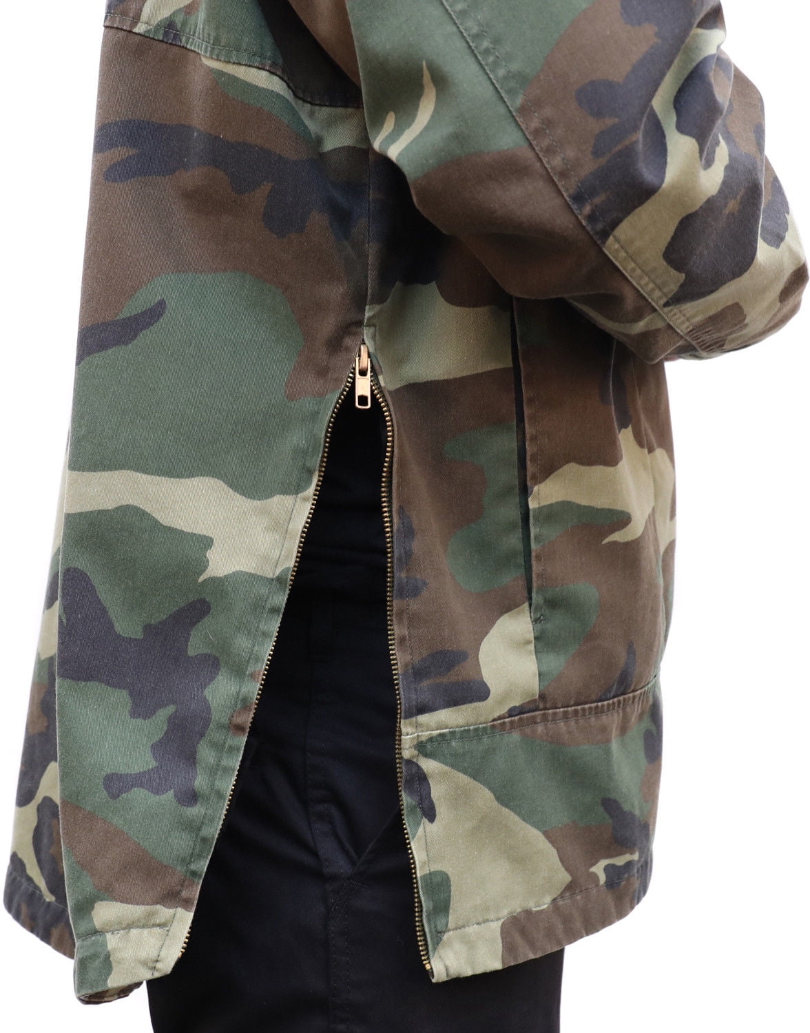 Camo Anorak Hoodie Military Parka Outdoor Army Tactical Sweatshirt