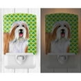 thumbnail image 2 of Caroline's Treasures LH9195CNL Bearded Collie St. Patrick's Day Shamrock Portrait Ceramic Night Light, 6x4x3",, 2 of 2