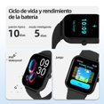 thumbnail image 4 of Bettdow Reloj Inteligente Cuadrado HD 1.85" | Bluetooth, Monitor de Salud 24H, 100+ Modos Deportivos, IP68, Smartwatch para Hombres y Mujeres, Personalizar el Fondo de Pantalla, Negro, 4 of 8