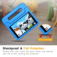 thumbnail image 5 of Fintie Shockproof Case for Samsung Galaxy Tab A 8.0 2019 Without S Pen (SM-T290 Wi-Fi, SM-T295 LTE) Model , Light Weight Convertible Kiddie Series Handle Stand Kids Friendly Cover, Blue, 5 of 7