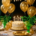 thumbnail image 5 of PMU 6 Pack Bursting Star Centerpiece-Emerald Green Balloon Weights, table Centerpiece for Graduation, Birthdays, Halloween, Veterans, Party & Independence Day Celebration-15in / 7.34cm, 5 of 7