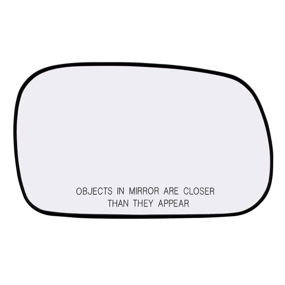 Rugged TUFF Passenger Side Mirror Glass Replacement for 2006-2011 Honda Civic Coupe 2-Door Only (Non-Heated)