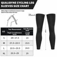 thumbnail image 5 of Leopatrix Compression Sleeve for Men,1 Pair Full Length Sports Leg Sleeves for Running, Cycling,Basketball Football and Other Sports, 5 of 5