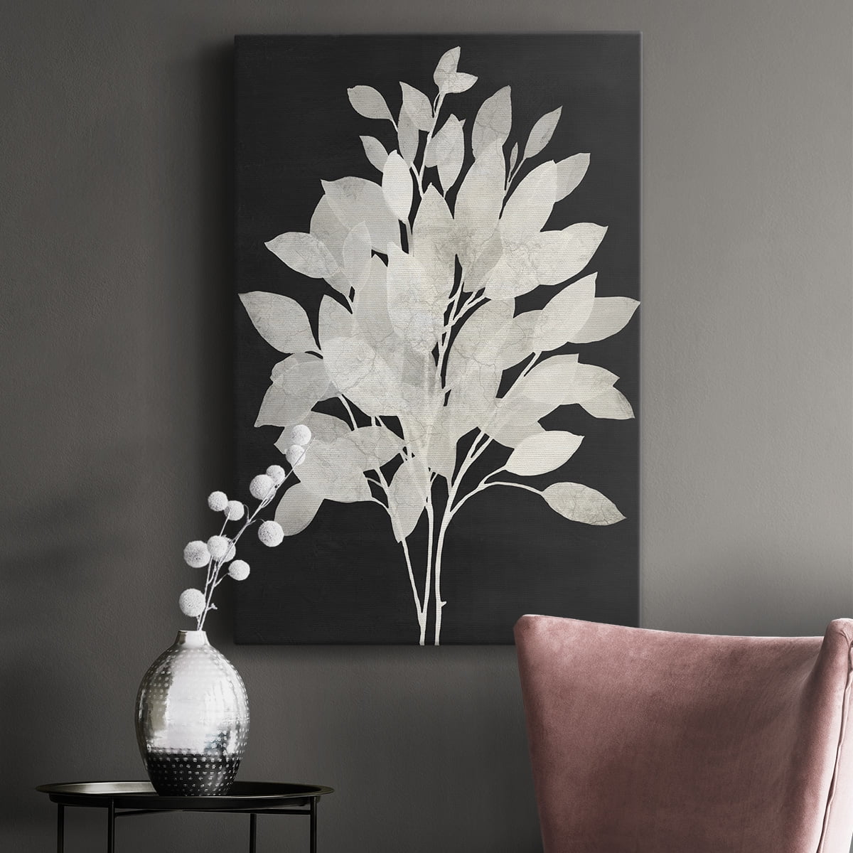 Misty Branches I Premium Gallery Wrapped Canvas - Ready to Hang