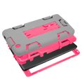 thumbnail image 7 of Mignova Heavy Duty rugged impact Hybrid Case with Build In Kickstand Protective Case For LG G Pad X 8.0 / LG GPad III 3 8.0 Inch Tablet + Screen Protector Film and stylus pen (Gray / Pink), 7 of 7
