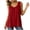 Burgundy, variant on Plus Size Tops for Womens Basic Loose Sleeveless Round Neck Shirts Solid Color Flowy Hem Tunic Blouses Casual Daily Wear XL-6XL Blue