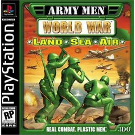 Army Men World War Land Sea Air - Playstation (Best Air War Games)