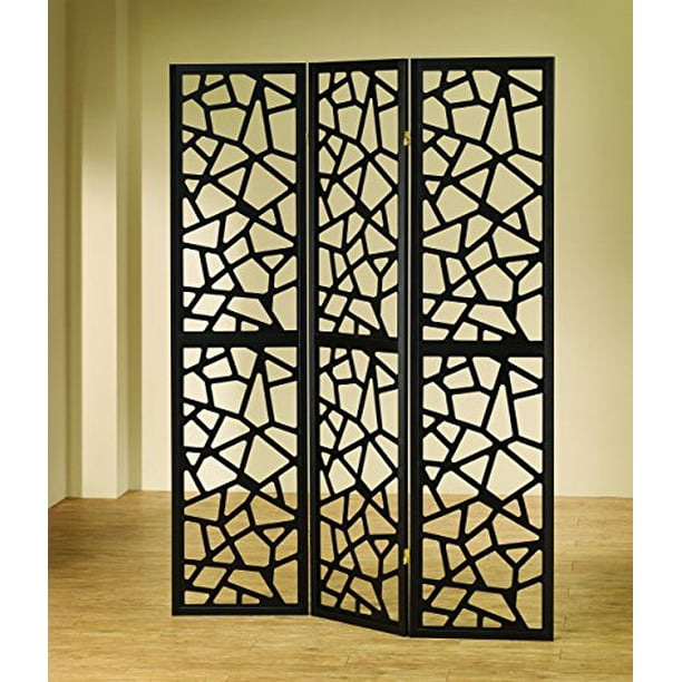 Legacy Decor Intricate Mosaic Three Panel Folding Screen Room Divider Walmart Com Walmart Com
