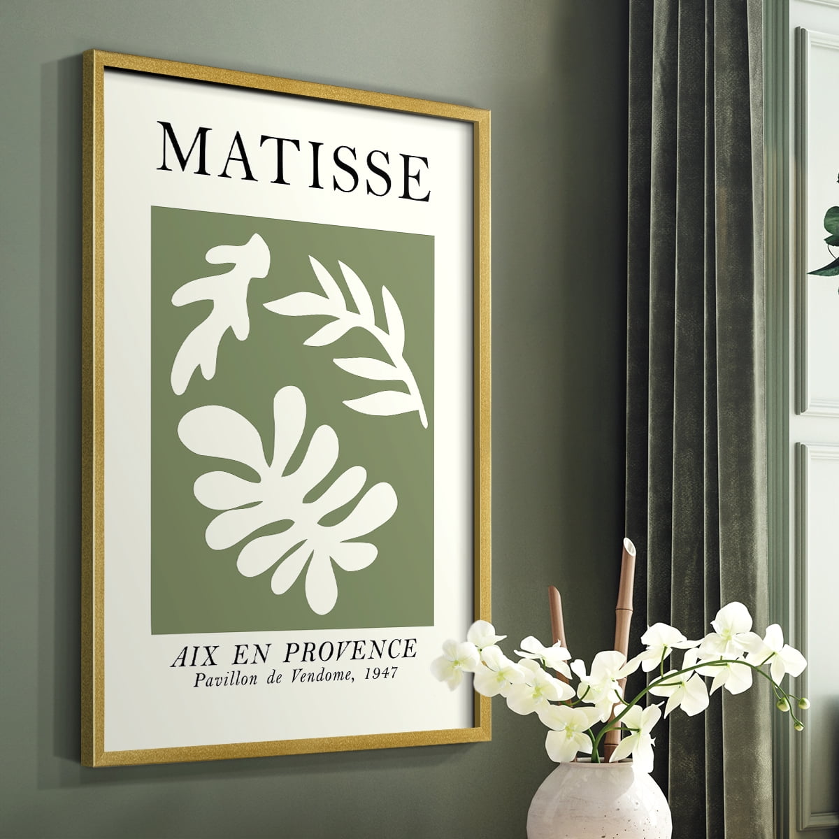 Matisse CCLXXIX in Solid Wood 11 x 14 Framed Print