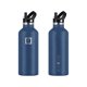thumbnail image 3 of Botella de agua IRON °FLASK para acampar y senderismo, 950 ml, color azul crepúsculo, 3 of 6