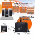thumbnail image 2 of 2x Travel Bag 45x36x20 Foldable Gym Shoulder Bag Sports Bag Hand Travel Suitcase 40l, 2 of 5