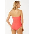 thumbnail image 2 of Tommy Bahama Womens Ruched Tummy Control One-Piece Swimsuit, 2 of 2