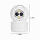 thumbnail image 3 of Cámara inalámbrica con conexión Bluetooth y WiFi, cámara de 4 MP FHD para interiores, cámara con lente de 360 grados, visión nocturna a todo color, alarma de seguimiento móvil, cámaras de doble lente., 3 of 9