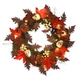 thumbnail image 1 of Halloween Hoja De Arce Artificial Guirnalda De Calabaza Puerta Colgando Decoración De Halloween matsuzay HA042640-02, 1 of 6