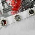 thumbnail image 4 of Homewish Paris Eiffel Tower Curtains Pack of 2 (42x84 Each),Oil Painting Curtains Blackout,Romantic Valentine'S Day Bedroom Curtains For Girls Teens,Ultra Soft Home Decor, 4 of 6